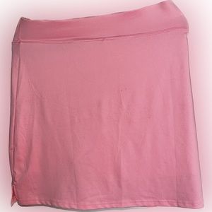 Light Pink tennis skirt.